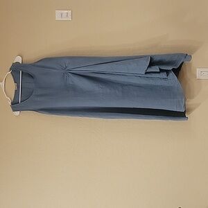 100% linen flowy tank dress